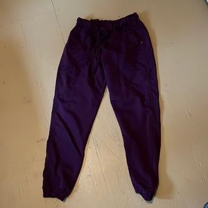 Purple Size Medium Jogger Scrub Pants